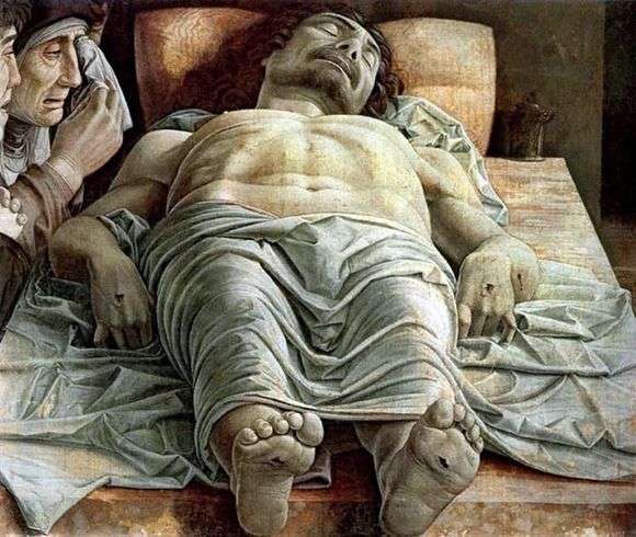 Описание картины Андреа Мантеньи «Мертвый Христос»