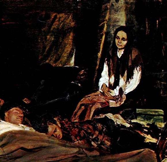 Описание картины Бориса Неменского «Мать»