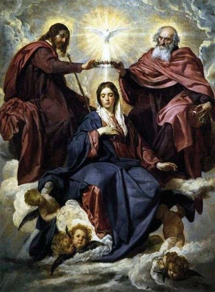 Описание картины Диего Веласкеса «Коронация Марии»