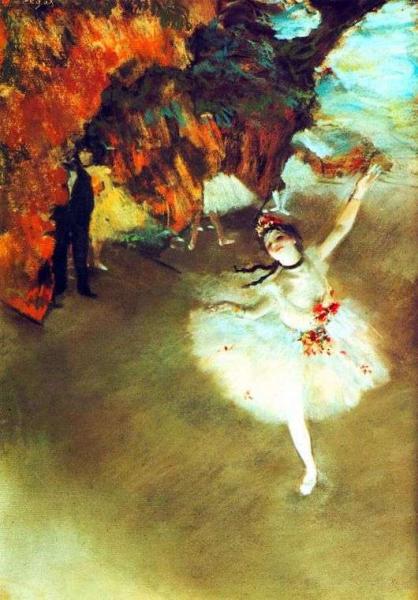 Описание картины Эдгара Дега «Прима-балерина»