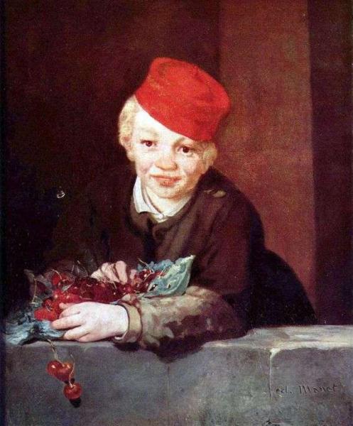 Описание картины Эдуара Мане «Мальчик с вишнями»