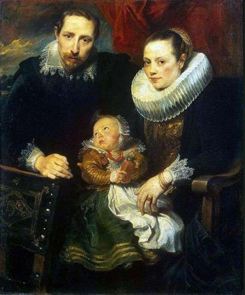 Описание картины Антониса Ван Дейка «Семейный портрет»