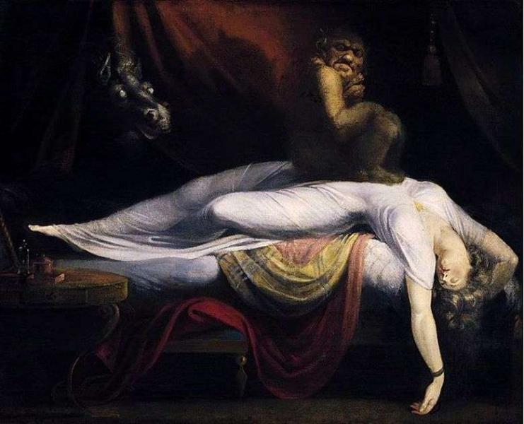 Описание картины Генри Фюссли «Кошмар»
