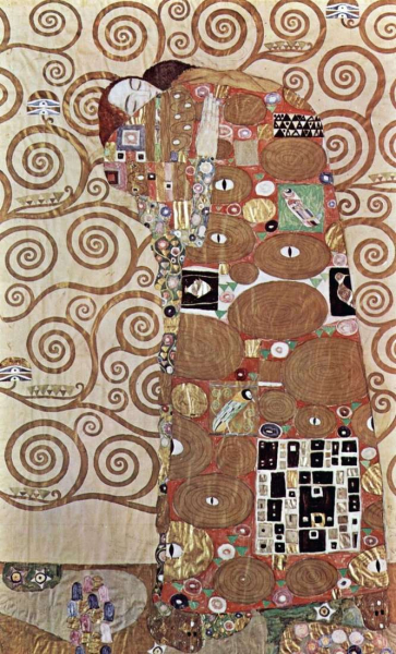 Описание картины Густава Климта «Объятия»