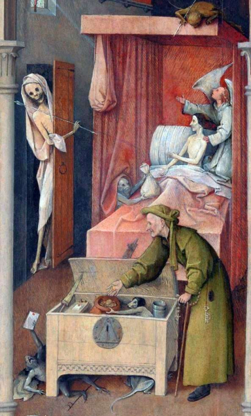 Описание картины Иеронима Босха «Смерть и мусор»