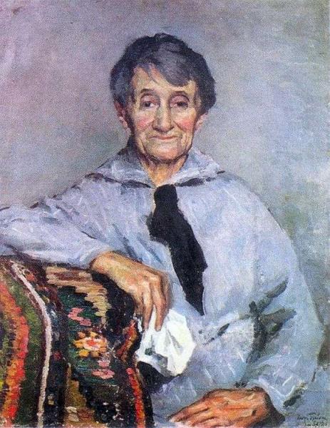 Описание картины Игоря Грабаря «Портрет О. Грабарь-Добрянской, матери художника»