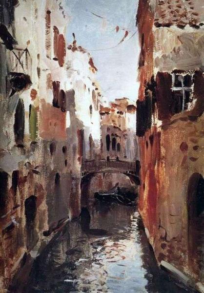 Описание картины Исаака Левитана «Канал в Венеции»
