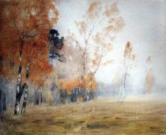 Описание картины Исаака Левитана «Осень. Туман»