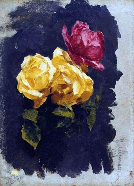 Описание картины Исаака Левитана «Розы» (1894 г)