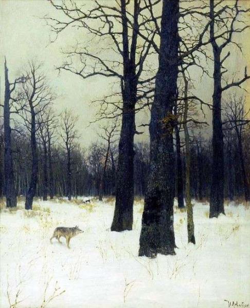 Описание картины Исаака Левитана «Зима в лесу»