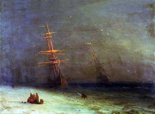 Описание картины Ивана Айвазовского «Буря на Северном море»