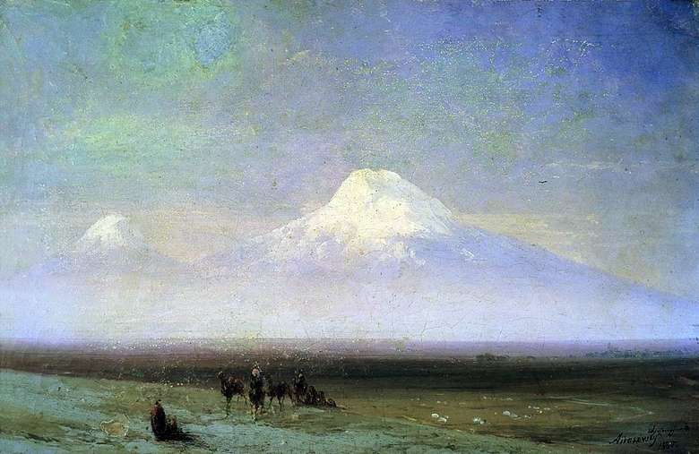 Описание картины Ивана Айвазовского «Гора Арарат»