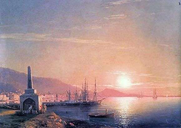 Описание картины Ивана Айвазовского «Восход солнца в Феодосии»