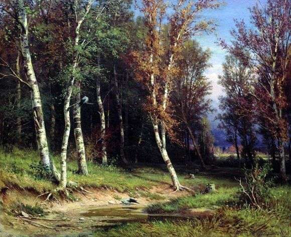 Описание картины Ивана Шишкина «Лес перед грозой»