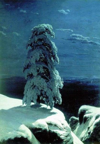 Описание картины Ивана Шишкина «На суровой дикой природе»