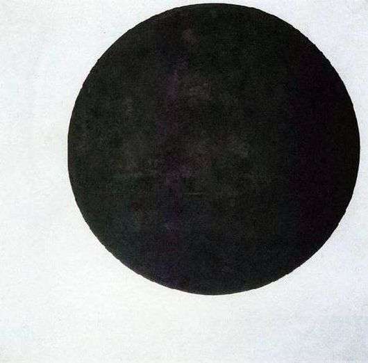 Описание картины Казимира Малевича «Черный круг»