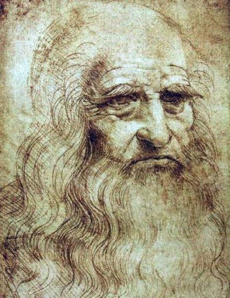 Описание картины Леонардо да Винчи «Автопортрет»
