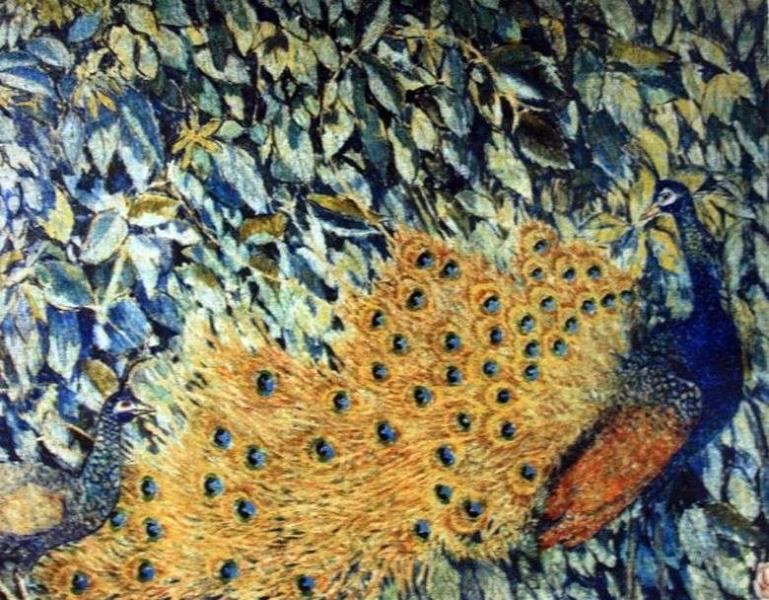 Описание картины Михаила Ларионова «Павлин» (1908 г)