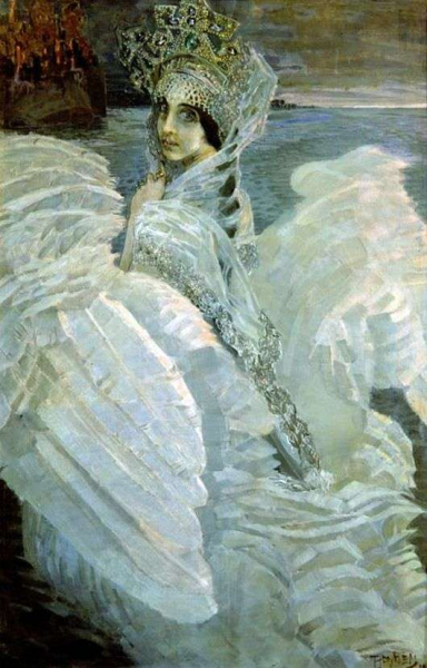 Описание картины Михаила Врубеля «Царевна-лебедь»