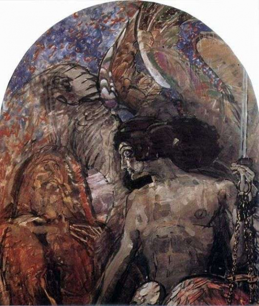 Описание картины Михаила Врубеля «Пророк»