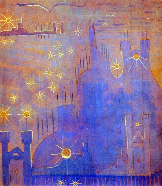 Описание картины Микалоюса Чюрлениса «Соната Солнца»