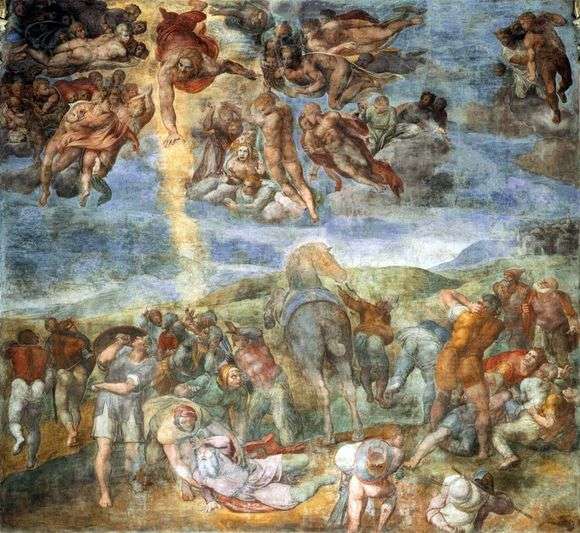 Описание картины Микеланджело Буонарроти «Покаяние Савлы»