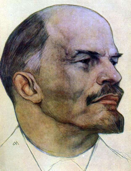 Описание картины Николая Андреева «В.И. Ленин
