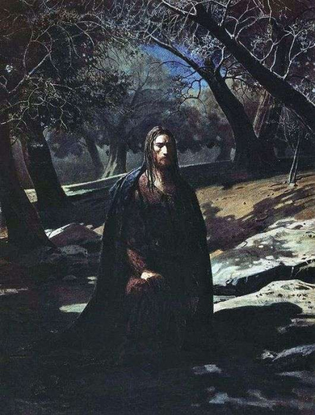 Описание картины Николая Ге «Христос в Гефсиманском саду»
