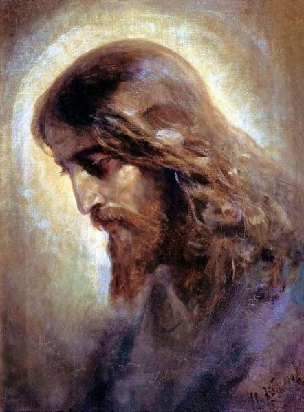 Описание картины Николая Кошелева «Голова Христа»