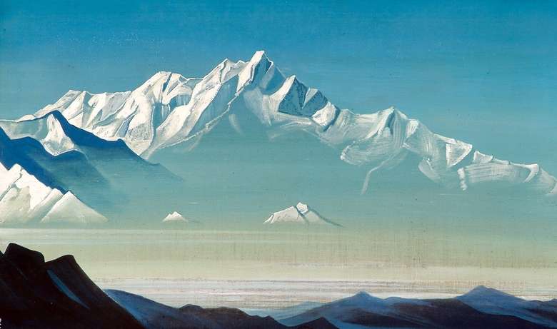 Описание картины Николая Рериха «Гора пяти сокровищ»