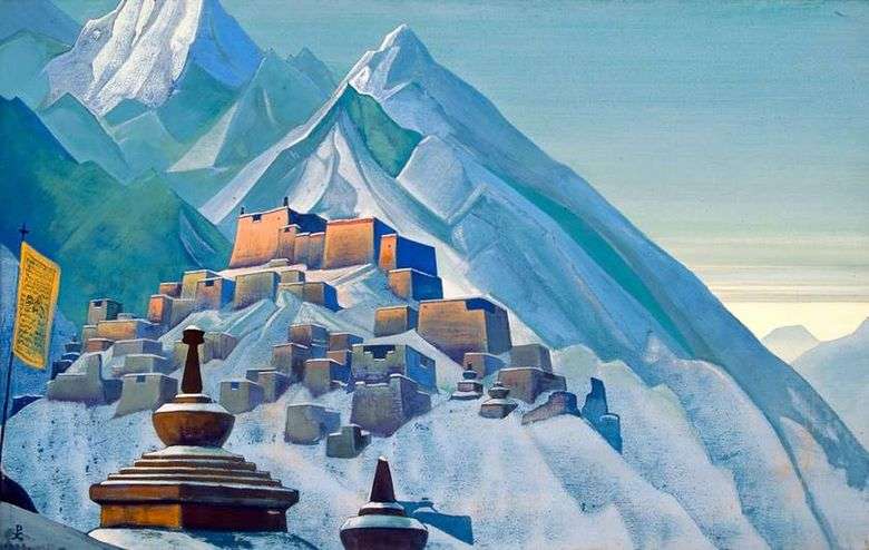 Описание картины Николая Рериха «Тибет. Гималаи»
