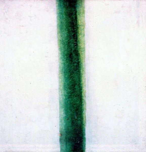 Описание картины Ольги Розановой «Зеленая полоса»