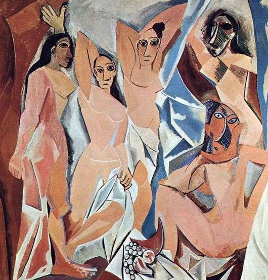 Описание картины Пабло Пикассо «Авиньонские девушки»