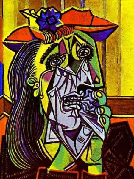 Описание картины Пабло Пикассо «Плачущая женщина»