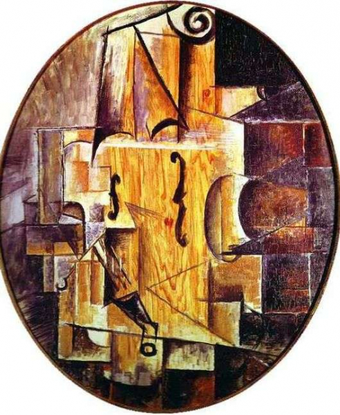 Описание картины Пабло Пикассо «Скрипка»