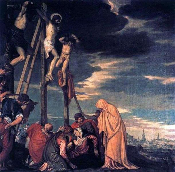 Описание картины Паоло Веронезе «Распятие. Голгофа»