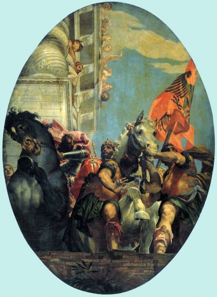 Описание картины Паоло Веронезе «Триумф Мардохея»