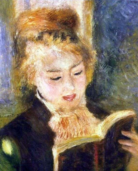 Описание картины Пьера Огюста Ренуара «Читающая девушка»