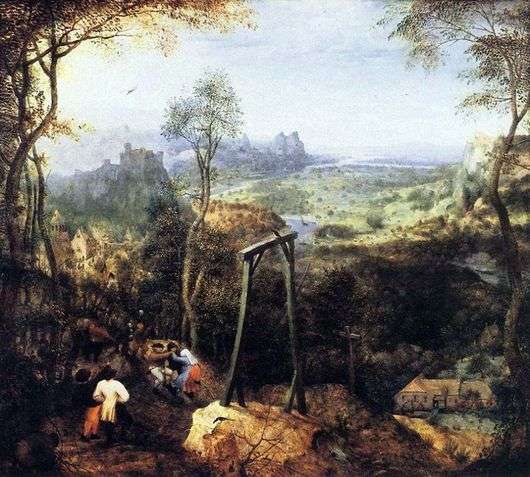 Описание картины Питера Брейгеля «Сорок на виселице»