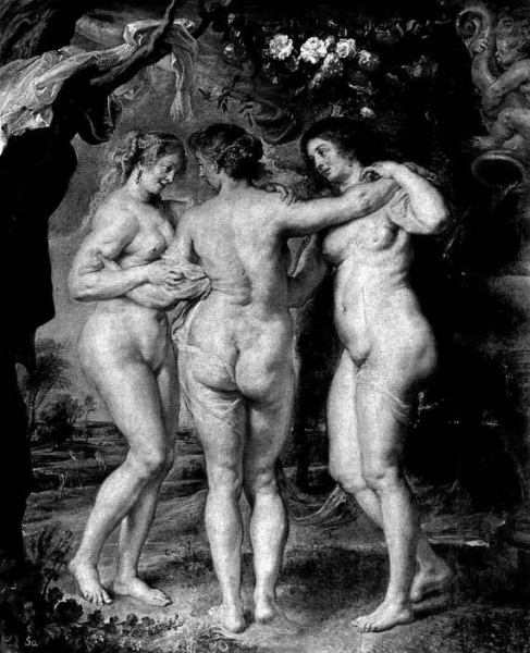 Описание картины Питера Рубенса «Три грации»