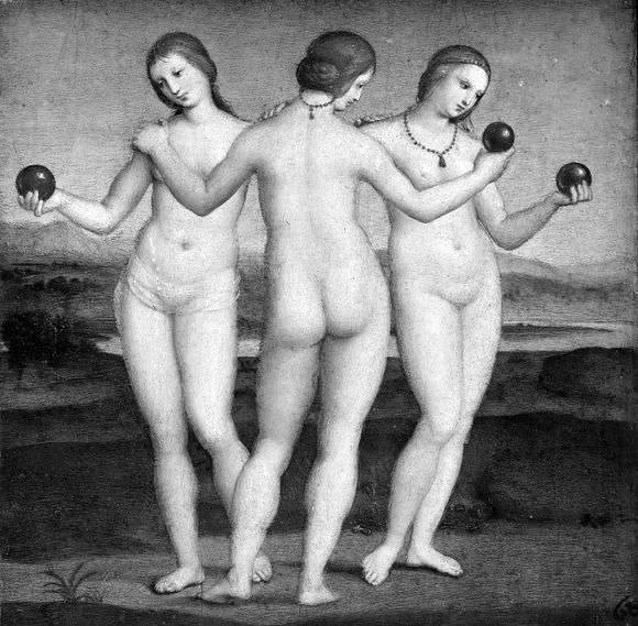 Описание картины Рафаэля Санти «Три грации»