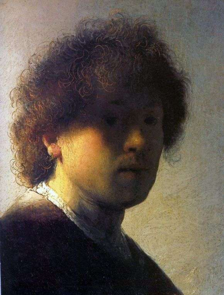 Описание картины Рембрандта «Автопортрет в юности»