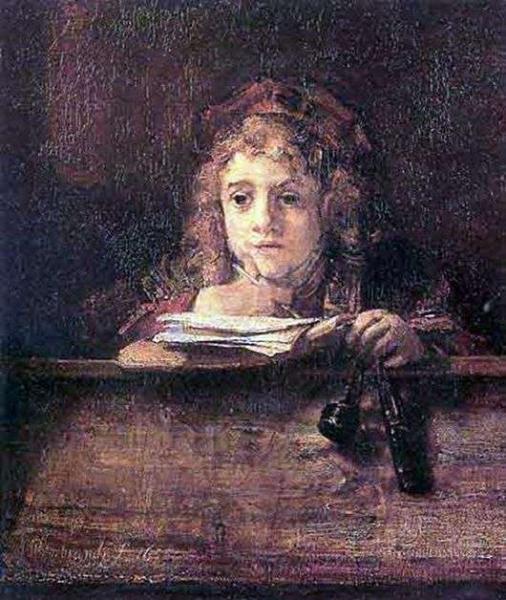 Описание картины Рембрандта «Тит, сын Рембрандта»