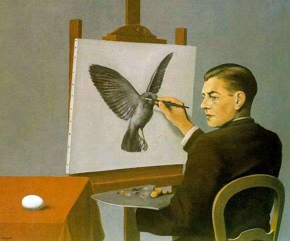 Описание картины Рене Магритта «Проницательность»