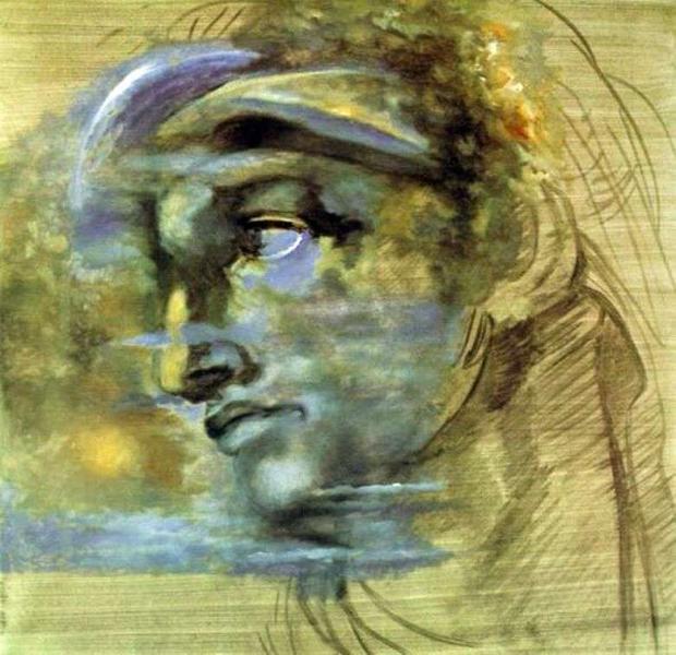 Описание картины Сальвадора Дали «Голова Джулиано ди Медичи Микеланджело»