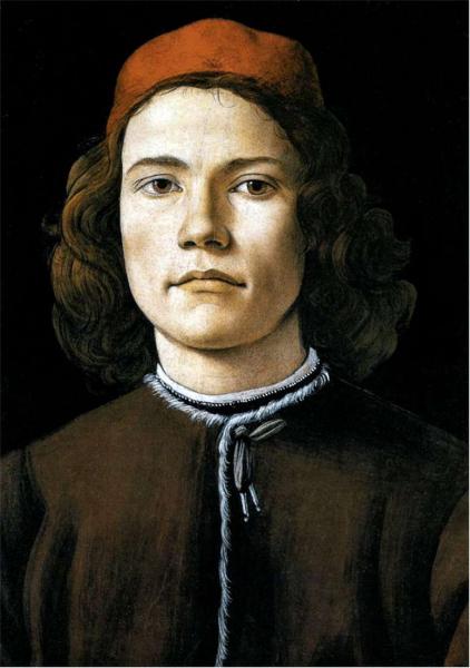 Описание картины Сандро Боттичелли «Портрет юноши»