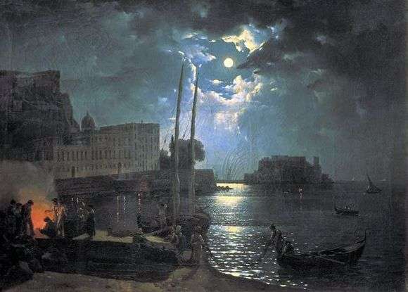 Описание картины Сильвестра Щедрина «Лунная ночь в Неаполе»
