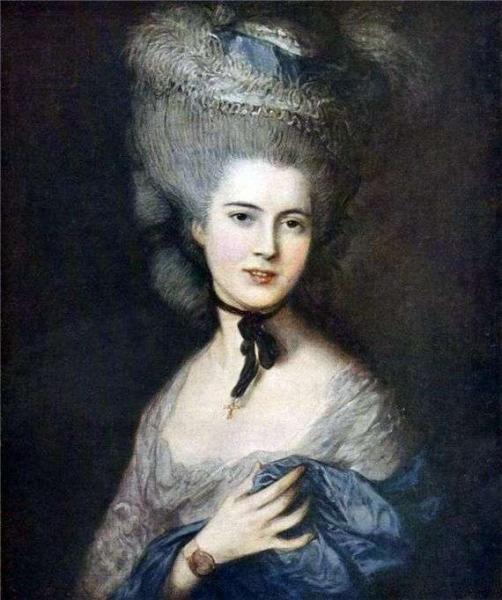 Описание картины Томаса Гейнсборо «Дама в голубом»