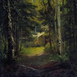 Описание картины «Утро в сосновом лесу», Шишкин, 1889 г