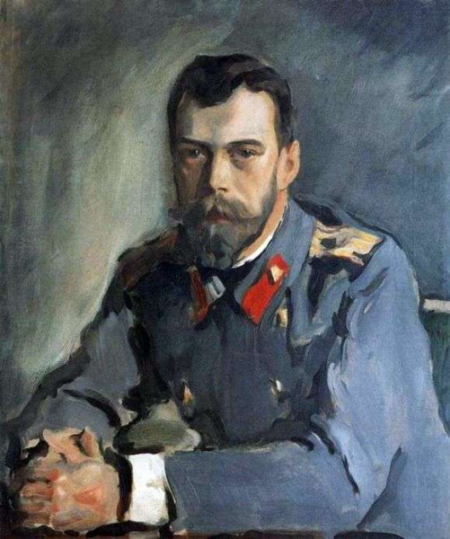 Описание картины Валентина Серова «Портрет императора Николая II»